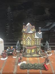 2003 RET. GRANDEUR NOEL ANTIQUE & SHOP SHOP LIGHTED VILLAGE+ ...