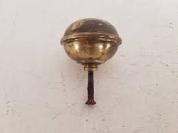 Vintage Set of 3 Brass Round Door Handles Dot Handles - Etsy