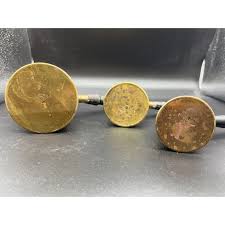 Brass Melting Pots Lot 3 Coffee Pouring Vessel Wood Handle ...