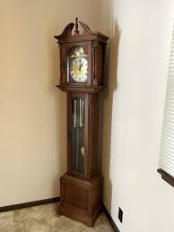 Lot 38: Vintage Tempus Fugit “ Emperor” Grandfather Clock - Van Metre Auction