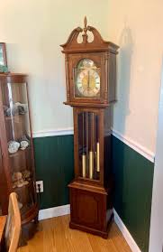 Ridgeway Tempus Fugit Classic Wood Grandfather Clock Pendulum Excellent Working - Etsy