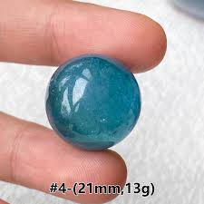 High-quality Aquamarine Amethyst Crystal Mini Sphere Perfect ...