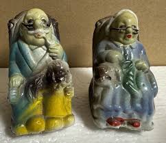 Vintage Plastic - Grandparents in Rocking Chairs - Salt And ...