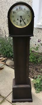 51” Tall Antique Dark Oak Grandmother Clock. Westminster. Needs Some Attention. | eBay UK