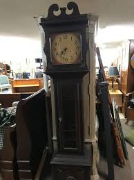 Antique 96” Tall Grandfather Clock with Key - AS IS - needs work