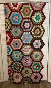 Quilt Hexagon Flower Garden hand quilted · Whatnot: Shop, Sell, Connect