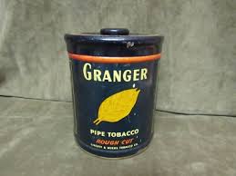 Vintage Granger Advertising Round Tin Can w/lid Empty Pipe Tobacco item | eBay