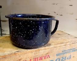 One Vintage IMPERFECT Granite Ware Enamelware Mug or Cup ...