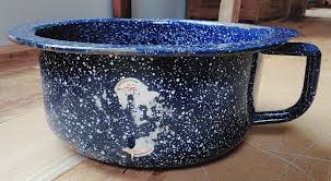 Vintage Child Size Chamber Pot Dark Blue Splatter Ware - Etsy