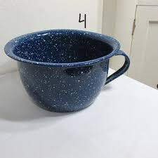 Enamel Plates Blue White Splatter Choice Vintage Farmhouse ...