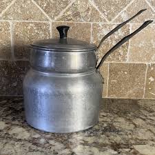 Vintage No. 140 1/2 Wearever Double Boiler Aluminum Pot | eBay