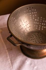 vintage copper colander — Rose & Ivy