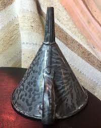 Antique Early 20thc GRAY GRANITEWARE Country Kitchen FUNNEL | eBay