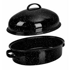 Extra Large Enamel Granite Carbon Steel Roasting Pan with ...