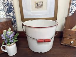 Enamelware Bucket Pail - Etsy