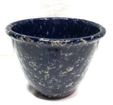Vermont Vintage BENNINGTON POTTERS 6" Mixing Bowl BLUE AGATE ...