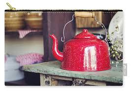 Put the Kettle On Zip Pouch by Heather Applegate - Heather ...