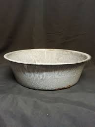 Vtg Gray Granite Ware/Enamel Ware 11" Wash Bowl Basin | eBay