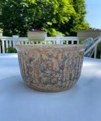 Vintage Red Wing Stoneware 7-1/4" Ribbed Pottery Bowl 4-1/2 ...