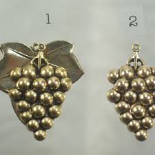 Brass Gold Grape Leaf Stampings, Brass Grapes/leaves for ...