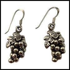 1980s Late 20th Century Solid US Sterling Silver Grape ...