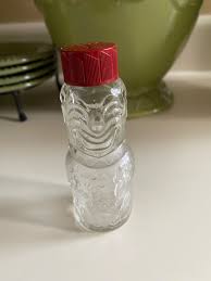 Brockway Glass Clown Vintage Bottles - 1950's - Bakelite Cap ...