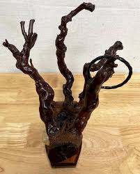 French Modern Natural Grapevine 'Coral' Wine Caddy For Sale ...