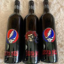 Grateful Dead “dead red” unwine Sealed bottles Can... | Depop