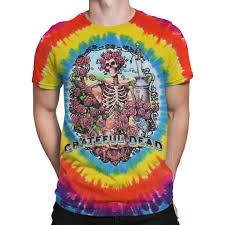 Rainbow Bertha Grateful Dead T-Shirt | Liquid Blue Tie-Dye ...
