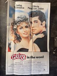 JOHN TRAVOLTA and OLIVIA NEWTON-JOHN in GREASE -1978-. #2 Metal Print by Album - Fine Art America