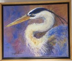 Bowman “Heron One” Giclee Print #50 Signed Pacific NW ...