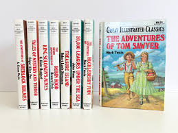 Great Illustrated Classics, Set of 8 Hardcover Books // Vintage Classic Chapter Books Abridged for Children // 1980s & 90s Baronet Books - Etsy