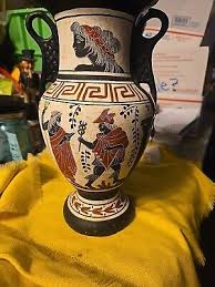 13" Tall Ceramic Vase - Made In Greece | eBay