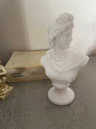 Apollo bust statue made of Alabaster - eStatueShop