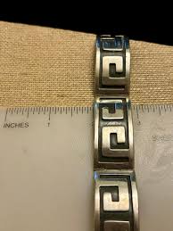 Taxco Sterling Silver Heavy Link Bracelet | Mercari