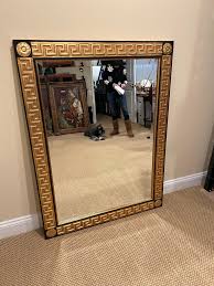 Very Large Glamorous Rectangular Greek Key Hollywood Regency ...