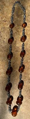 GENUINE BALTIC HONEY AMBER VINTAGE USSR LATVIA 70s 80s NECKLACE 13 BEADS | eBay