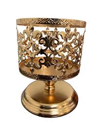 Gold 3- Wick Candle Holder – Silhouette