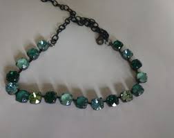 Shades of Green Necklace - Etsy