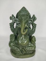 Jade Ganesha, Jade Ganpati, Gemstone Ganesha, Gem Sculptures ...