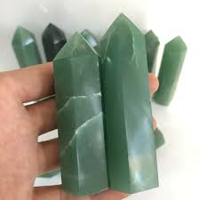 1PC Natural Green Aventurine Tower Quartz Crystal Obelisk ...