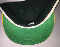 Vintage Oakland A's Athletics New Era Fitted Hat Cap Size 7 3 ...