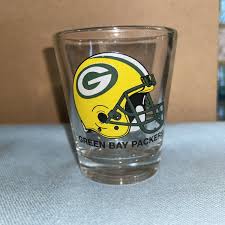 Green Bay Packers Shot Glass Clear Preowned | eBay