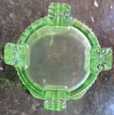 LIME GREEN BUSHEL BASKET Carnival Glass by Northwood circa ...