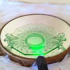 Fostoria | Dining | Fostoria Versailles Uranium Green Glass ...