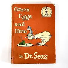 Vintage GREEN EGGS AND HAM by Dr. SEUSS 1960 Book Club 1st ...