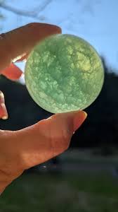 Green Fluorite Sphere, Round, Thick, Hand Selected Stone ...