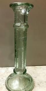 Vintage Green Hand Blown Glass Nautical Style Taper ...