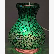 Green Mosaic Vase 10"H #67114,Uniquely Yours. Transform your ...