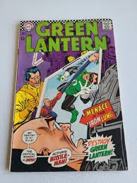 Green Lantern #54 1st App. Baron Tyrano (Iron Lung) DC 1967 ...